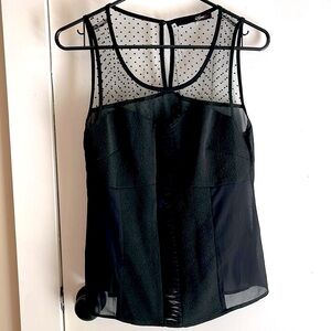 Sugar lips black tank M adorable details!